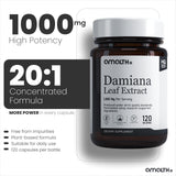 AMALTH Damiana Leaf Extract Capsules 1000mg packaging