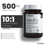 AMALTH Devil's Claw Extract Capsules 500mg bottle with label