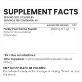 AMALTH Nopal Cactus Extract Capsules 1000mg bottle side view