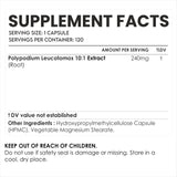 AMALTH Polypodium Leucotomos Capsules 240mg bottle with label