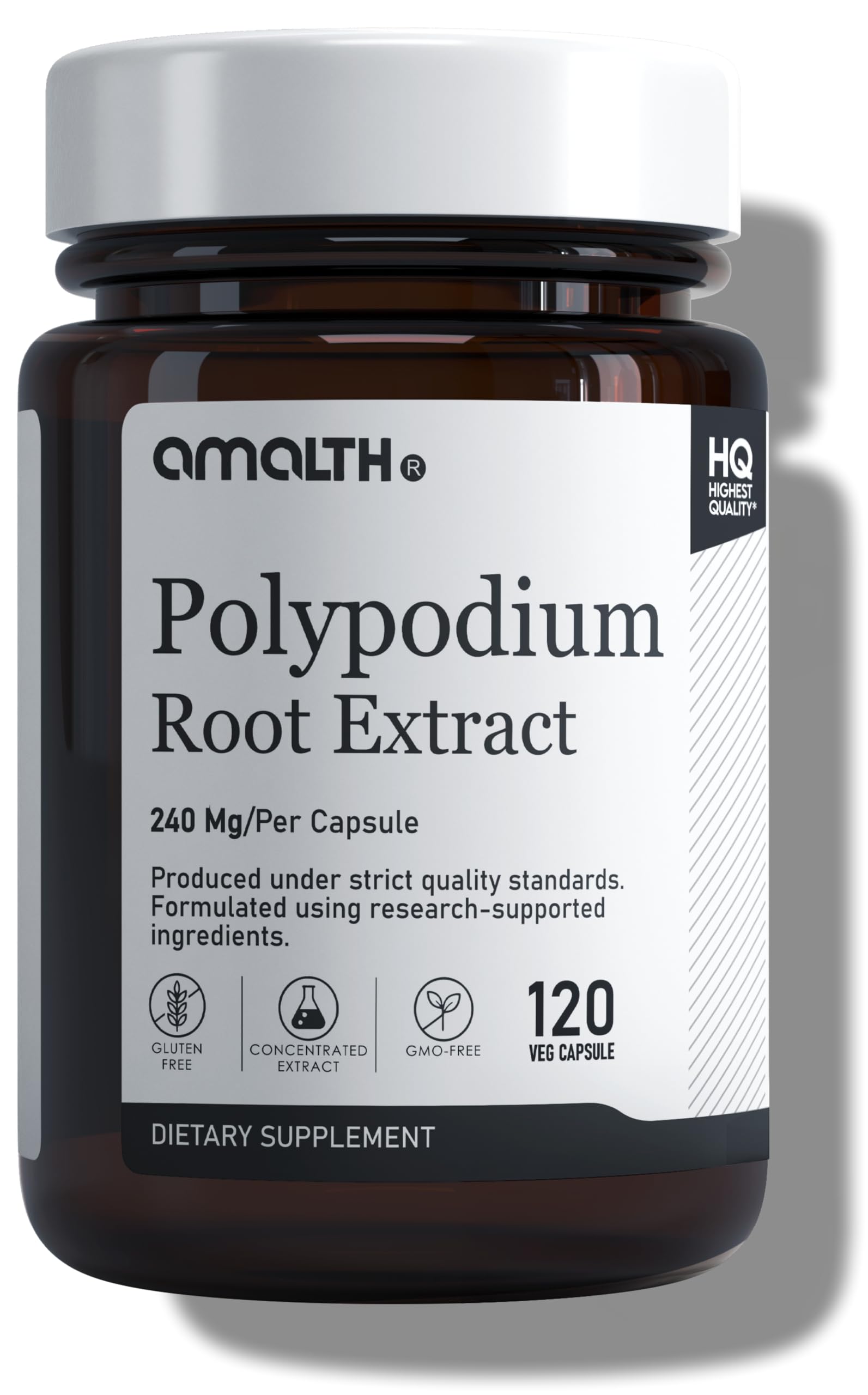 AMALTH Polypodium Leucotomos Capsules 240mg front view