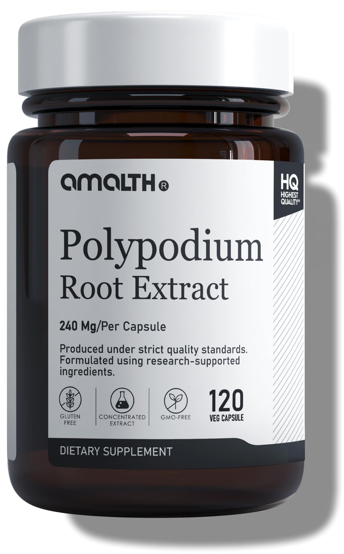 AMALTH Polypodium Leucotomos Capsules 240mg front view