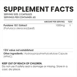 AMALTH Purslane Leaf Extract Capsules side view showing capsule size