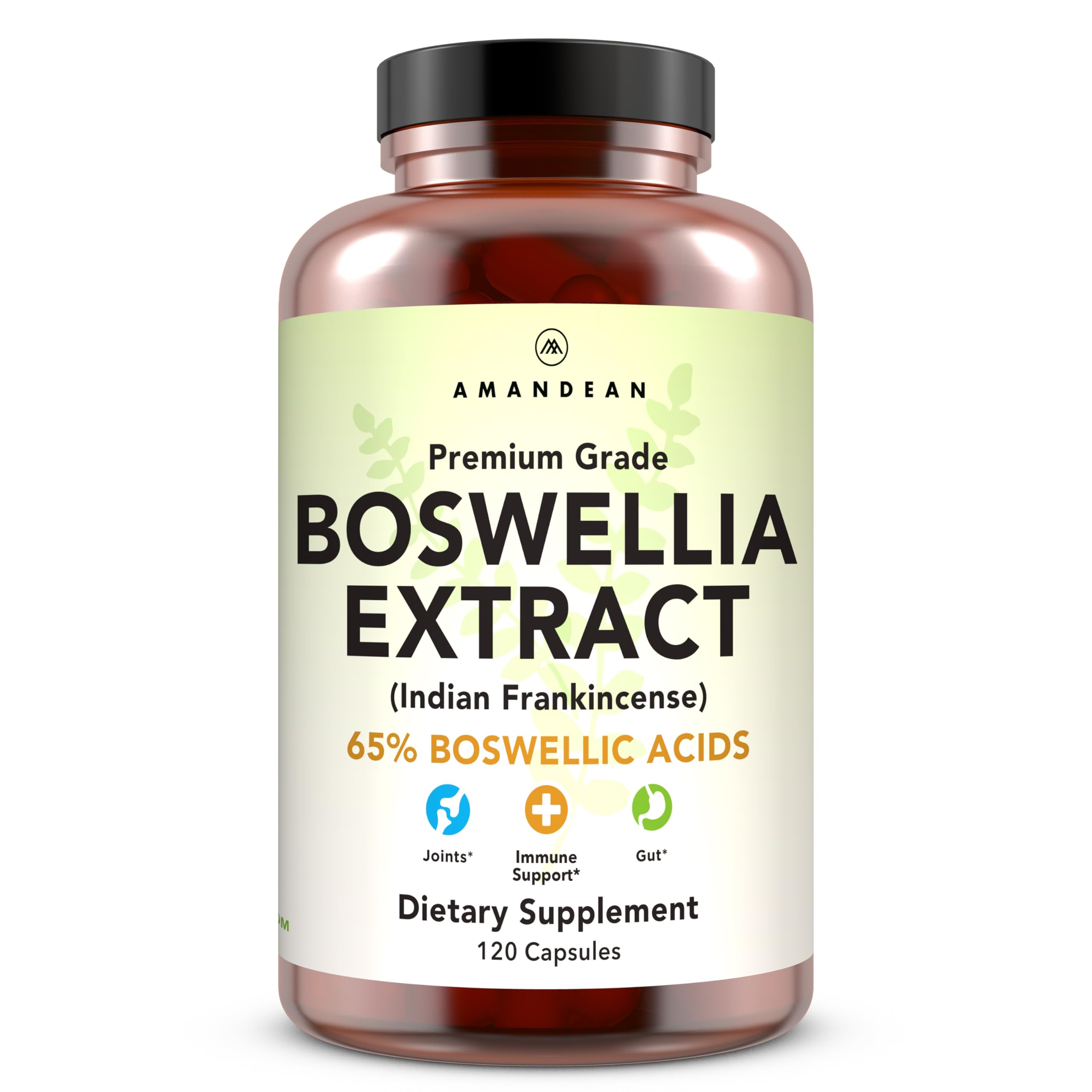 AMANDEAN Boswellia Serrata Joint Support Capsules front view