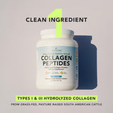 AMANDEAN Grass-Fed Beef Collagen Peptides packaging side view