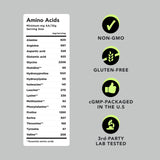 AMANDEAN Grass-Fed Beef Collagen Powder with ingredients list