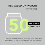 AMANDEAN Grass-Fed Beef Collagen Powder with measuring scoop