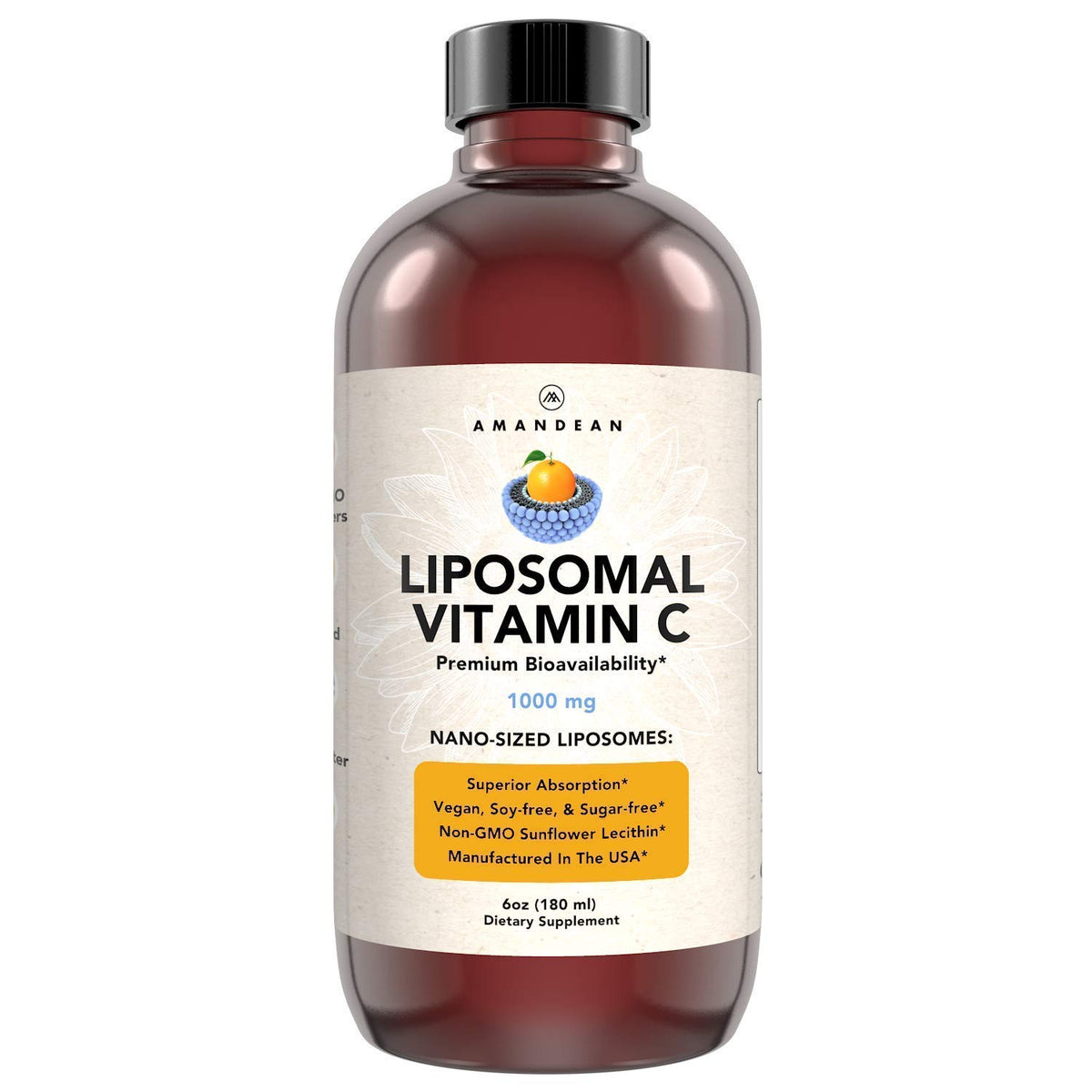 AMANDEAN Liposomal Vitamin C 170g front view