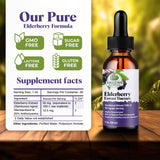 Amazing Botanicals Elderberry Tincture 100X Strength label detail