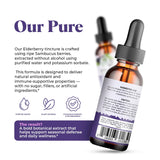 Amazing Botanicals Elderberry Tincture bottle with eco-friendly packaging