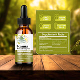 Amazing Botanicals Kanna Tincture 200X Extract 30ml label close-up