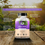 Amazing Botanicals Kava Kava Tablets with a glass of water