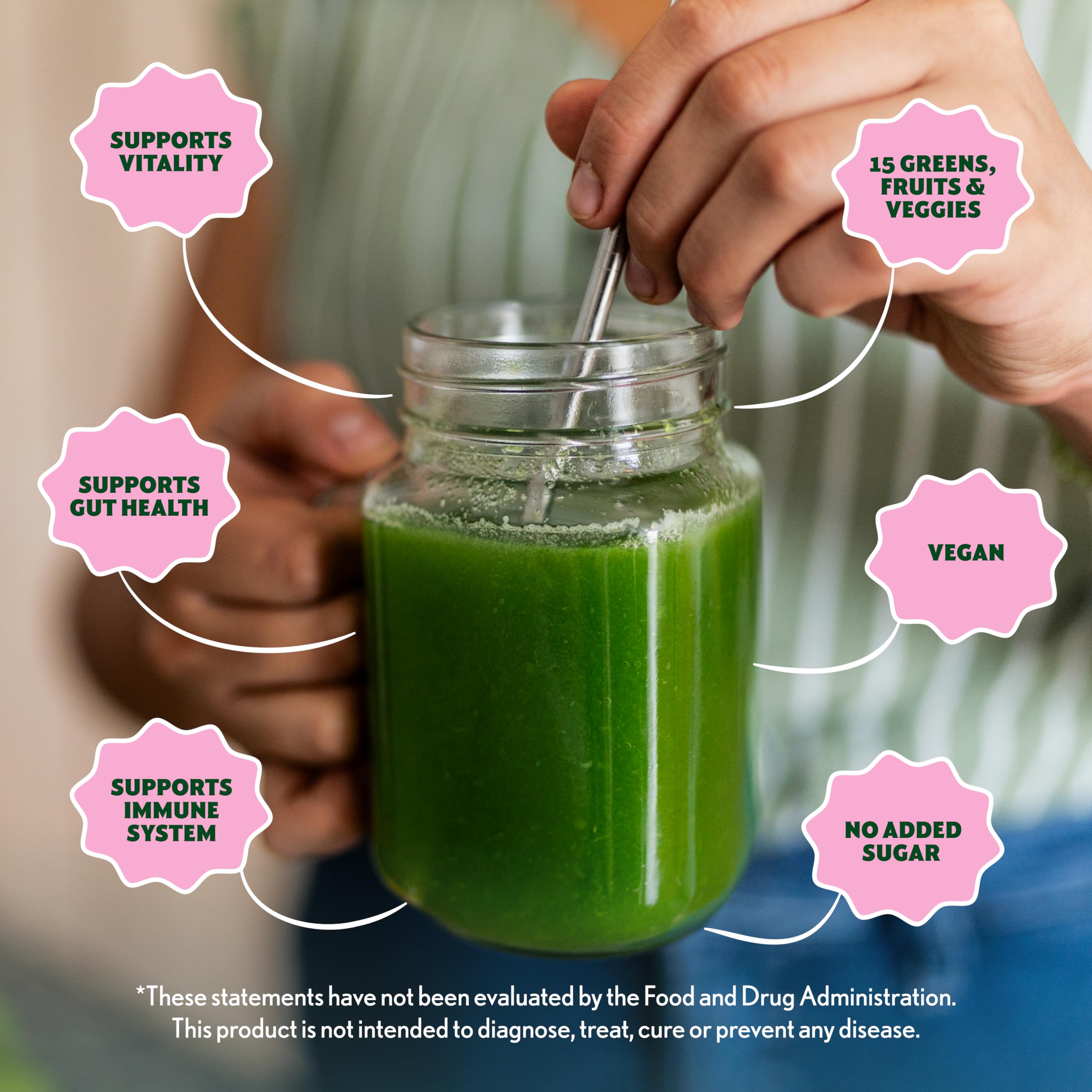 Amazing Grass Berry Green Superfood 318g ingredients list