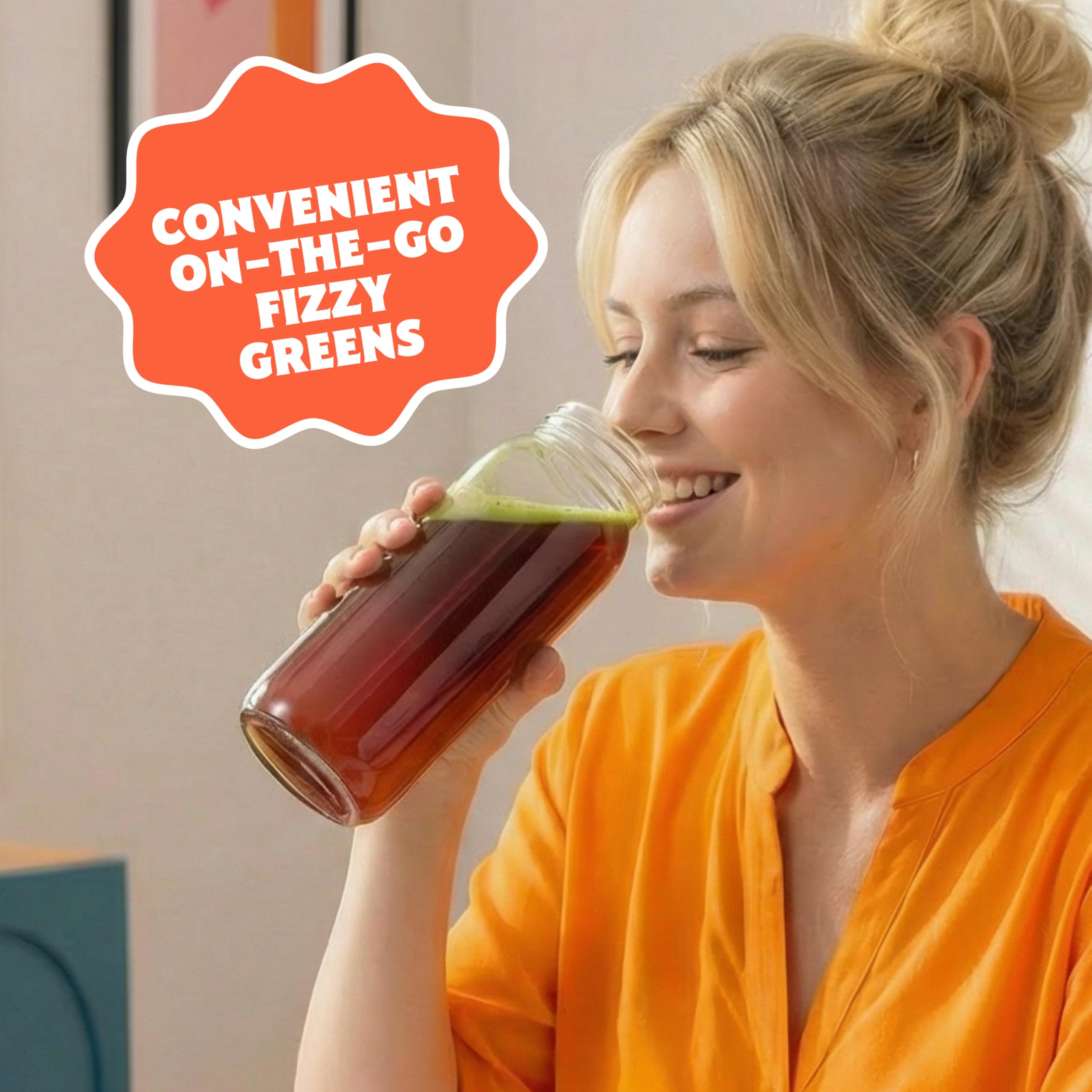 Amazing Grass Effervescent Green Tablets with fresh greens