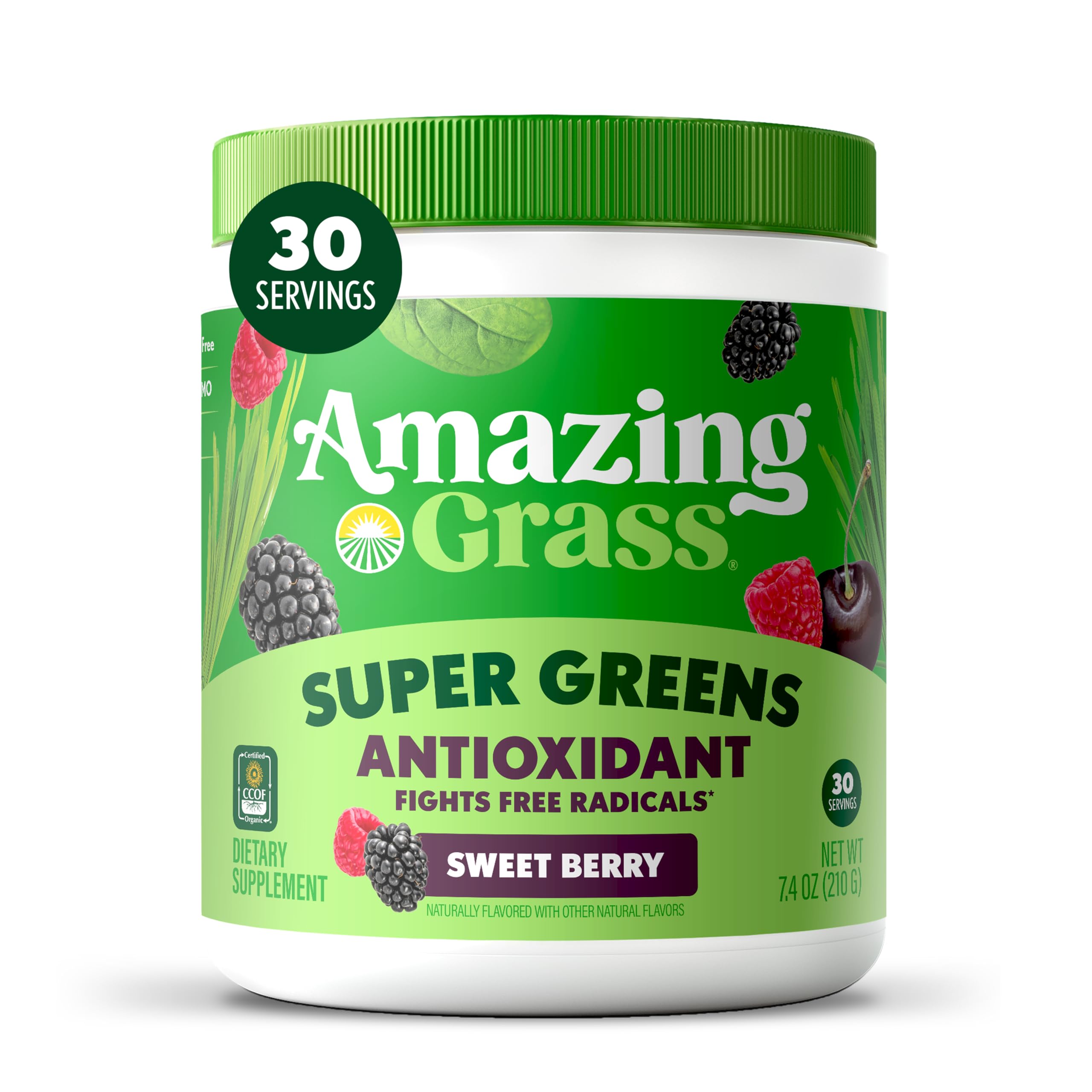 Amazing Grass Green Superfood Powder 200g front view