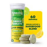 Amazing Grass Green Superfood Tablets Lemon Lime flavour with packaging