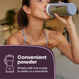 Amazing Grass Greens Blend Organic Superfood mixed in a smoothie