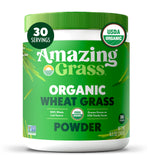 Amazing Grass Organic Wheat Grass Powder 118g front view