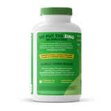 Amazing Grass Spirulina Capsules on a kitchen counter