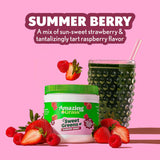 Amazing Grass Spirulina Powder 204g scoop and powder