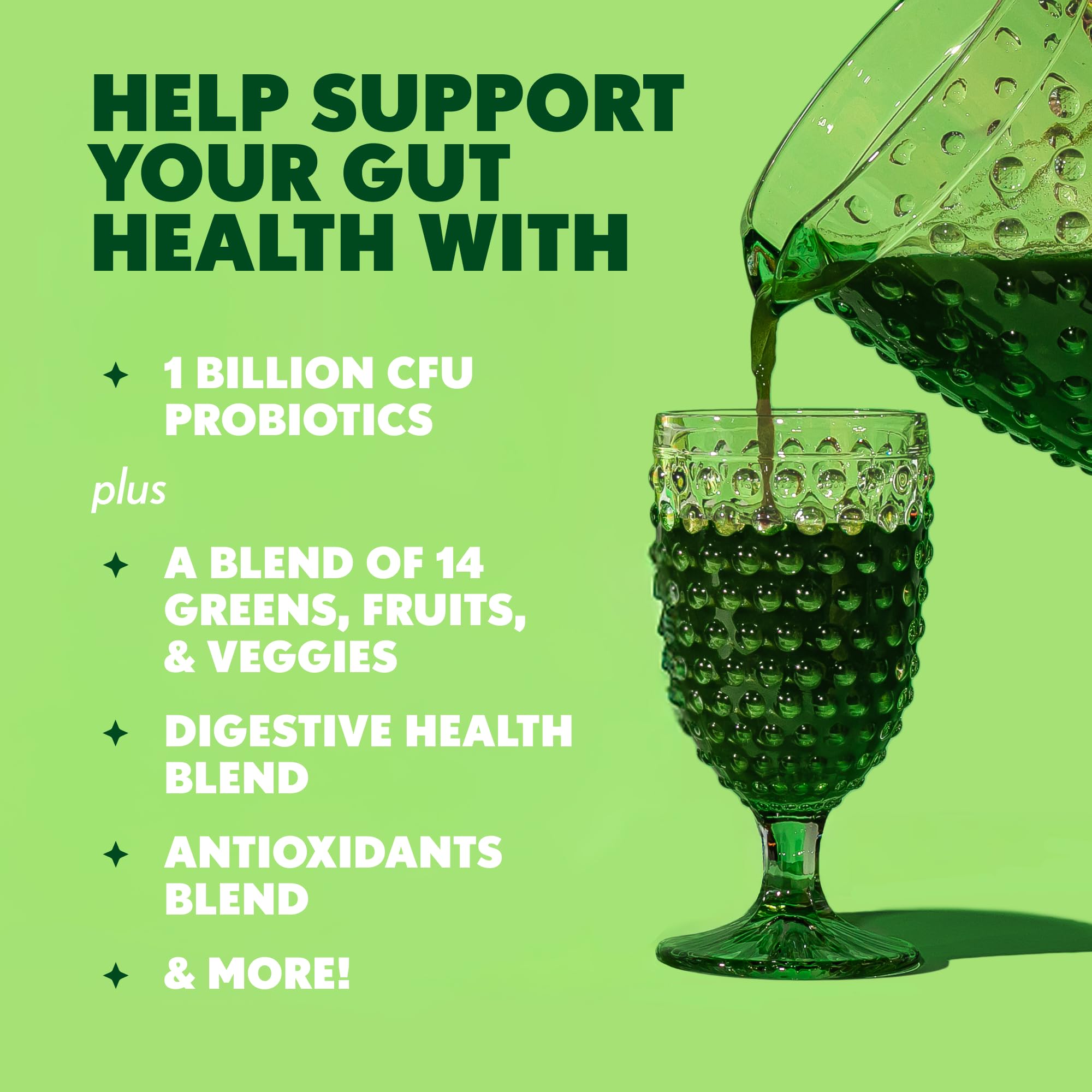 Amazing Grass Superfood Greens Blend 118g in a bowl with fruits