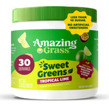 Amazing Grass Sweet Greens Blend Powder 204g Tropical Lime front view