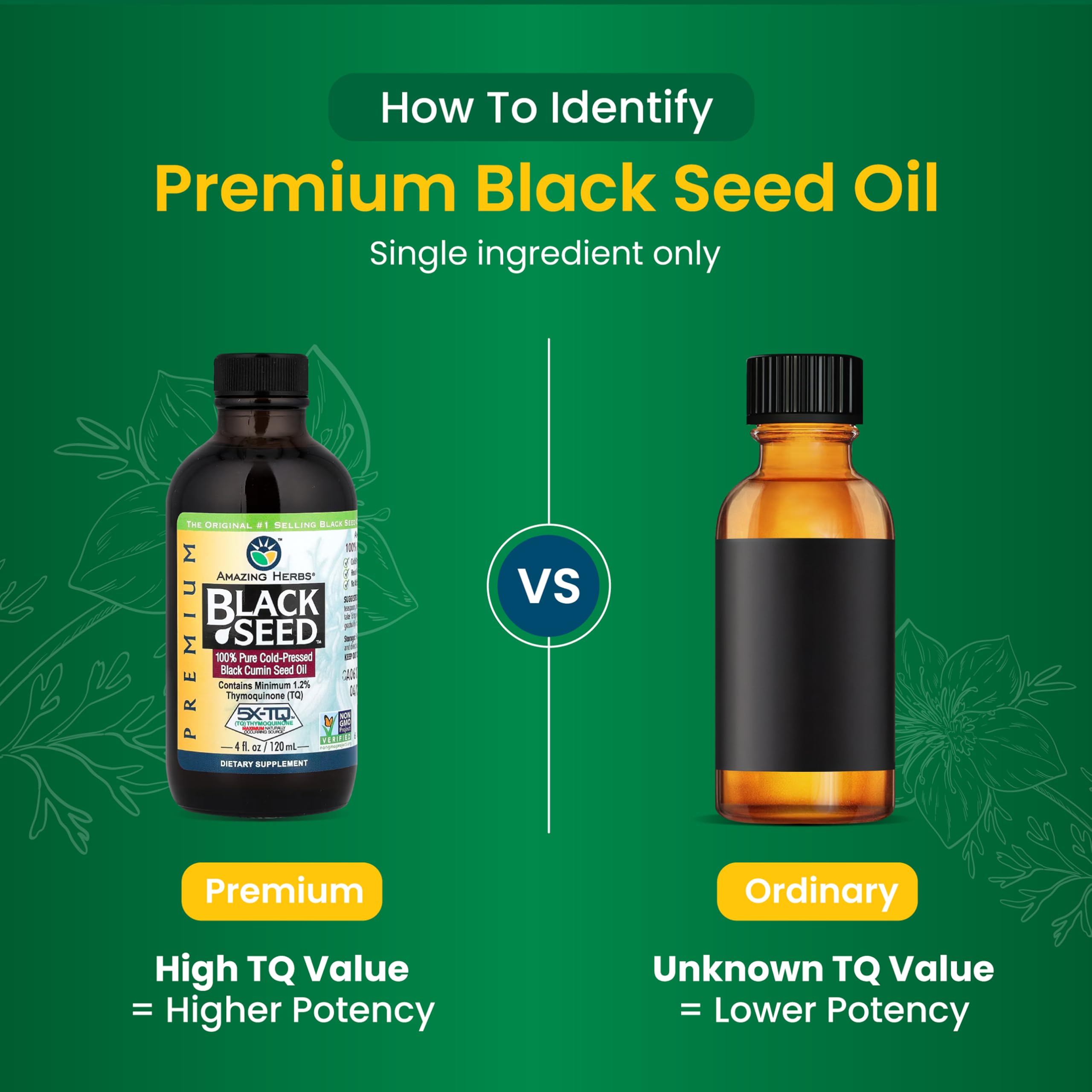 Amazing Herbs Black Seed Oil 181g with packaging