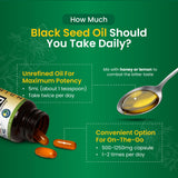 Amazing Herbs Black Seed Oil 86g with ingredients list