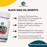 Amazing Herbs Black Seed Oil Capsules packaging