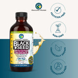 Amazing Herbs Black Seed Oil side view