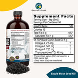 Amazing Herbs Black Seed Oil with fresh herbs