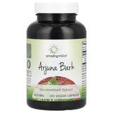 Amazing India Arjuna Bark Extract 500mg supplement bottle front view