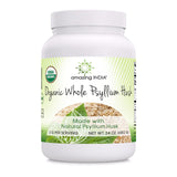Amazing India Psyllium Husk Supplement front view, 454g package