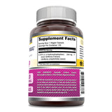 Amazing Nutrition 5-HTP Supplement 200mg side view showing capsule count