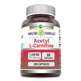 Amazing Nutrition Acetyl L-Carnitine 1500 Mg bottle front view