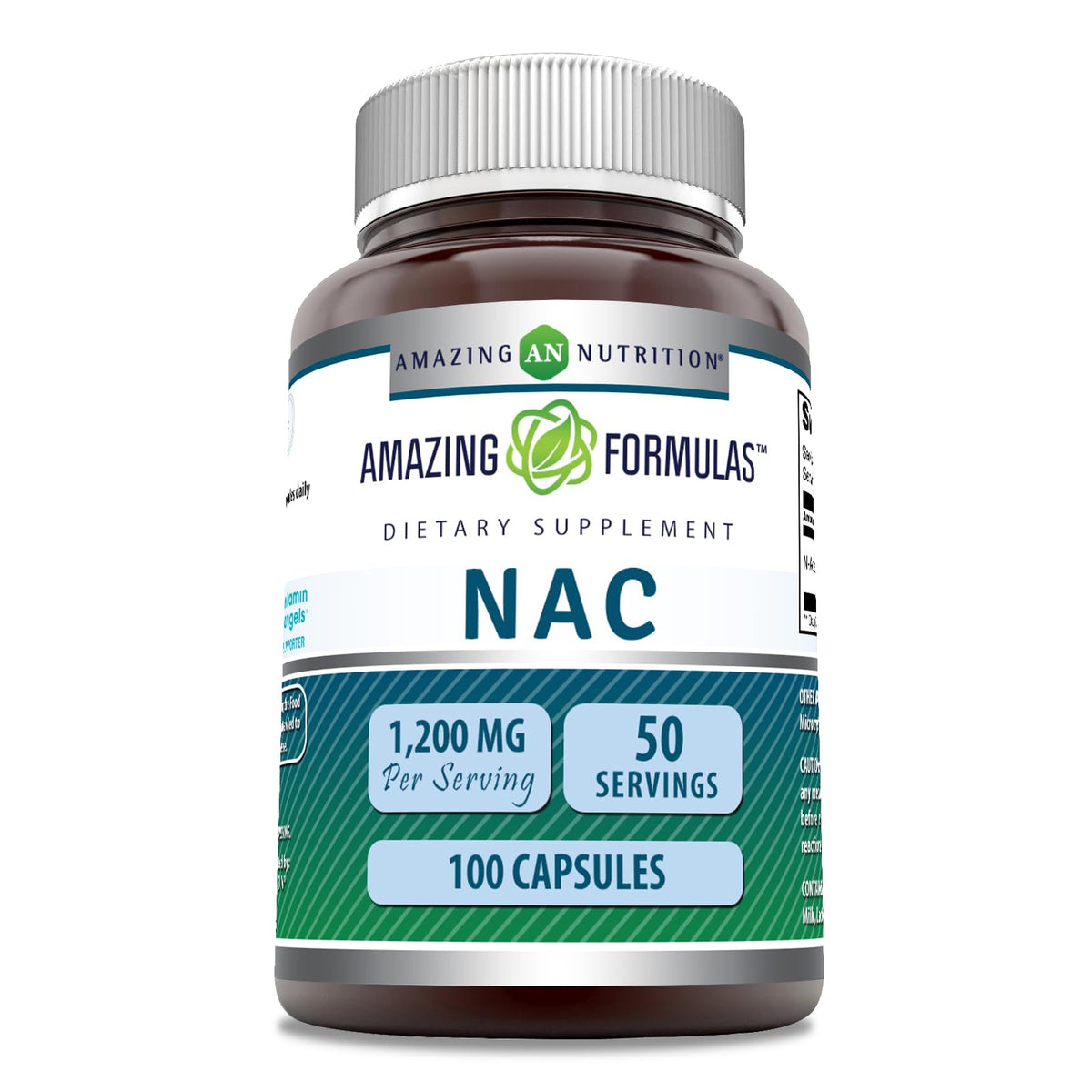 Amazing Nutrition Acetyl-L-Carnitine 600mg capsule front view