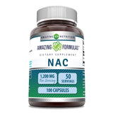 Amazing Nutrition Acetyl-L-Carnitine 600mg capsule front view
