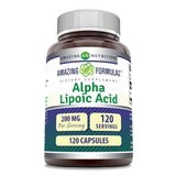 Amazing Nutrition Alpha Lipoic Acid 200mg Capsules front view