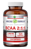 Amazing Nutrition BCAA 2:1:1 Supplement front view