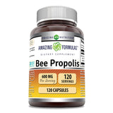 Amazing Nutrition Bee Propolis 600mg Capsules front view
