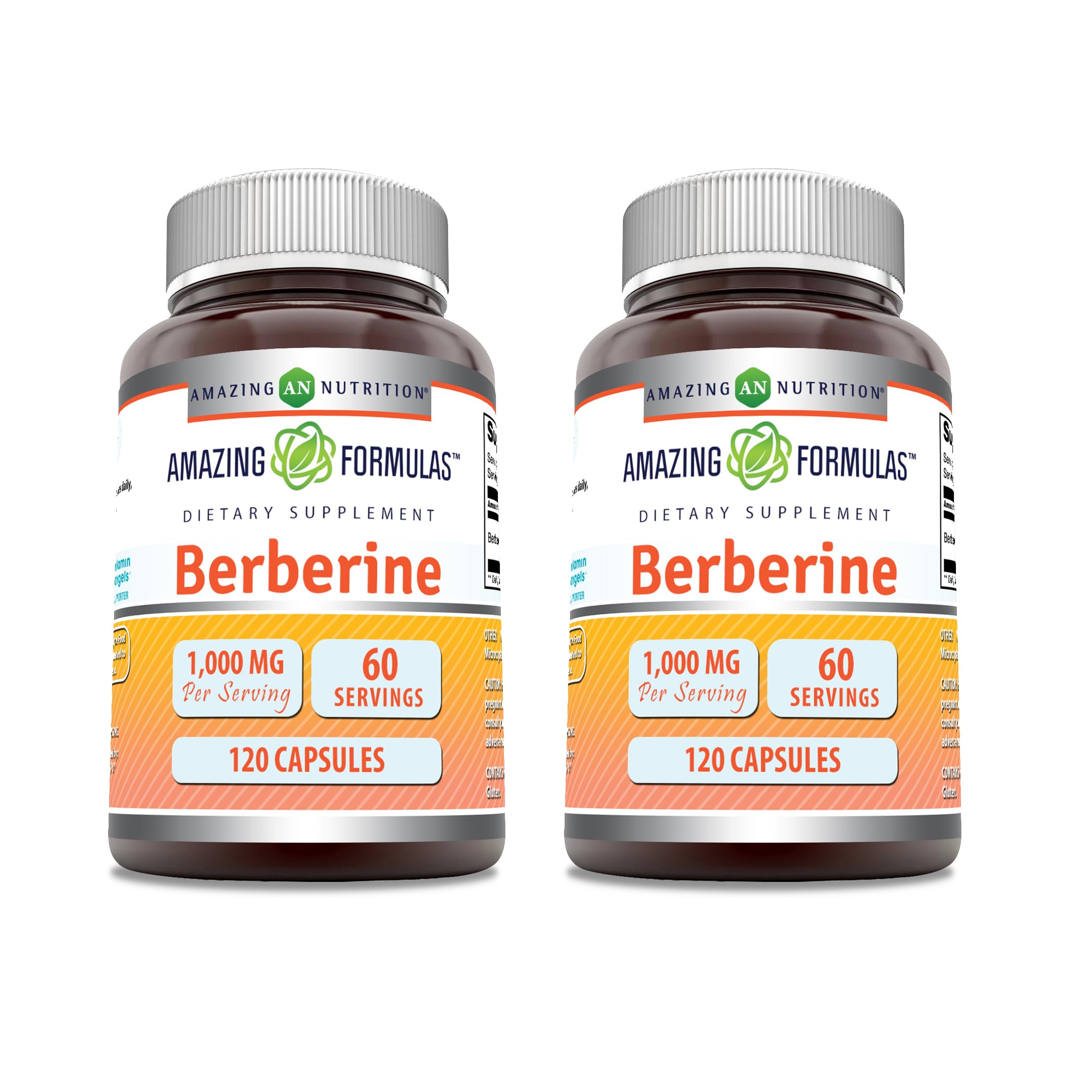 Amazing Nutrition Berberine 1000mg supplement capsules packaging