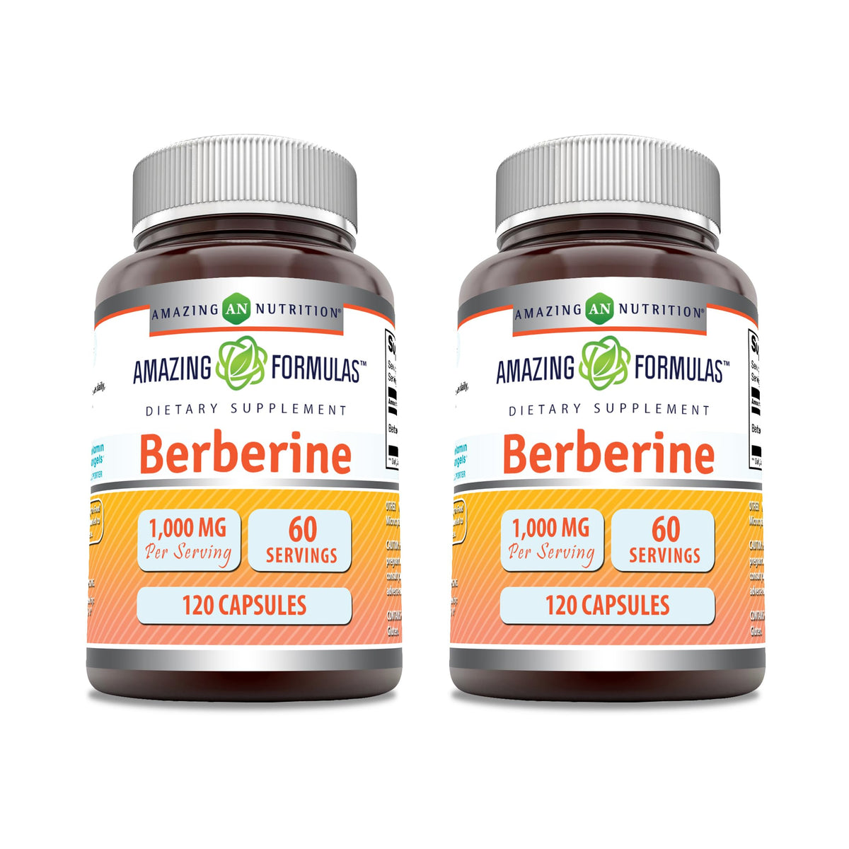 Amazing Nutrition Berberine 1000mg supplement capsules packaging