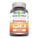 Amazing Nutrition Bromelain 500mg Tablets front view