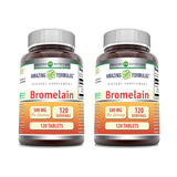 Amazing Nutrition Bromelain Tablets 500mg front view packaging