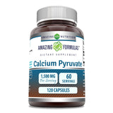 Amazing Nutrition Calcium Pyruvate 1500mg supplement bottle front view