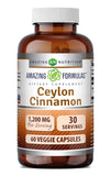 Amazing Nutrition Ceylon Cinnamon Supplement 1200mg front view