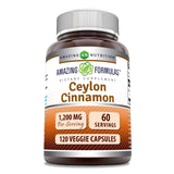 Amazing Nutrition Ceylon Cinnamon Supplement bottle front view