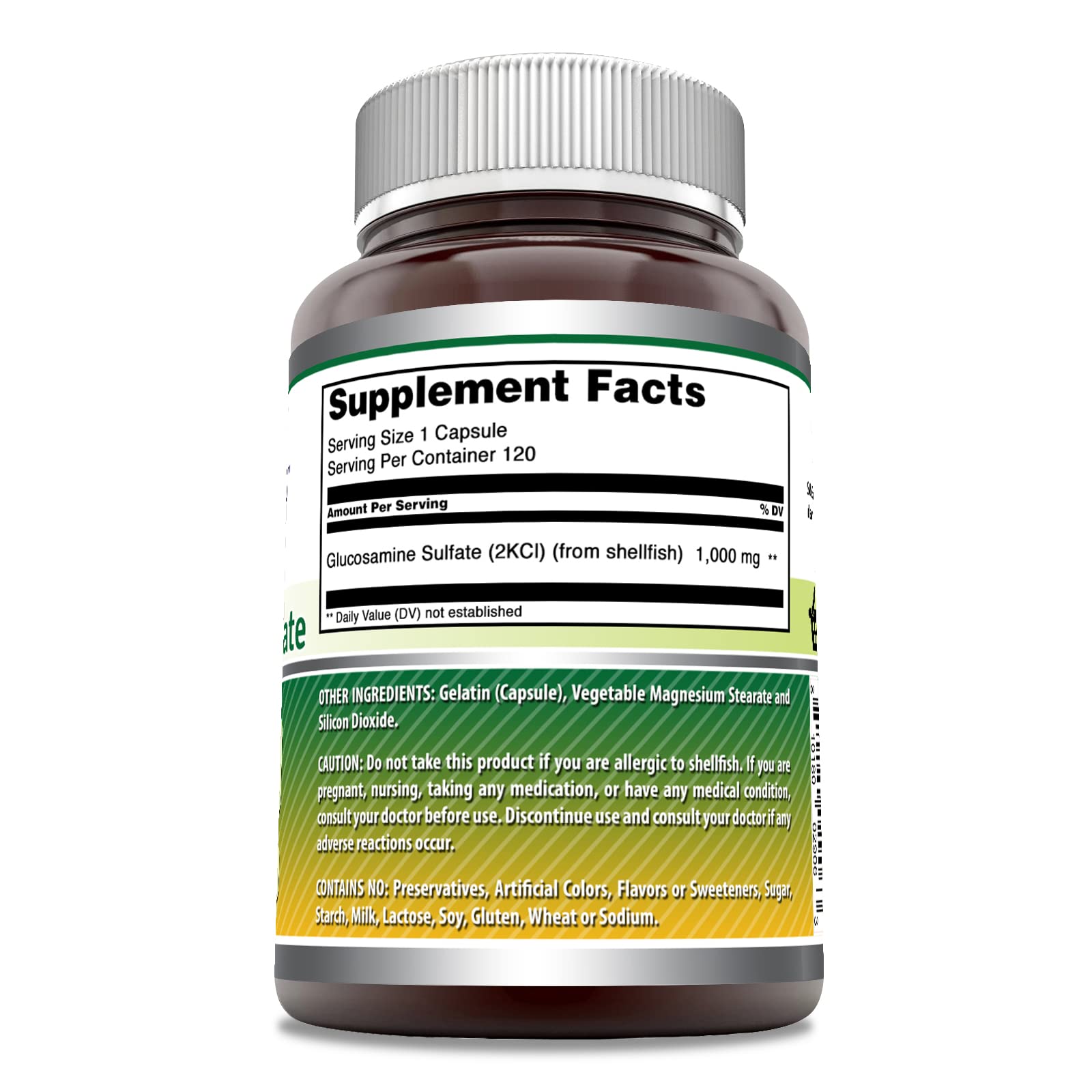 Amazing Nutrition Chondroitin Sulfate 1000mg Supplement capsule close-up