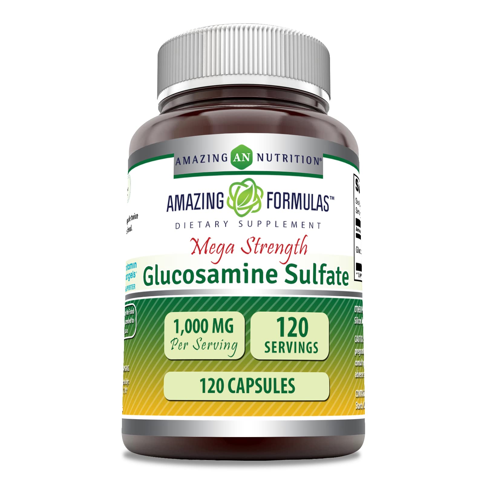 Amazing Nutrition Chondroitin Sulfate 1000mg Supplement front view