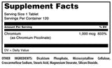 Amazing Nutrition Chromium Picolinate 1000 Mcg supplement capsules close-up